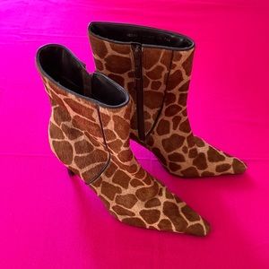 Ralph Lauren hair on hide booties  7.5B